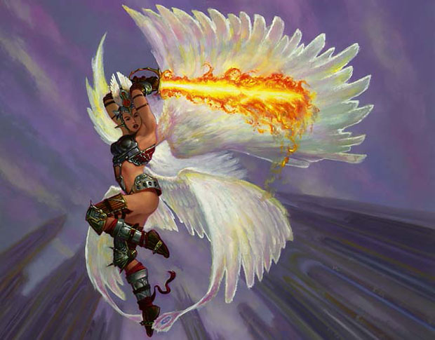 Razia, Arcanjo Boros | Arte de Donato Giancola